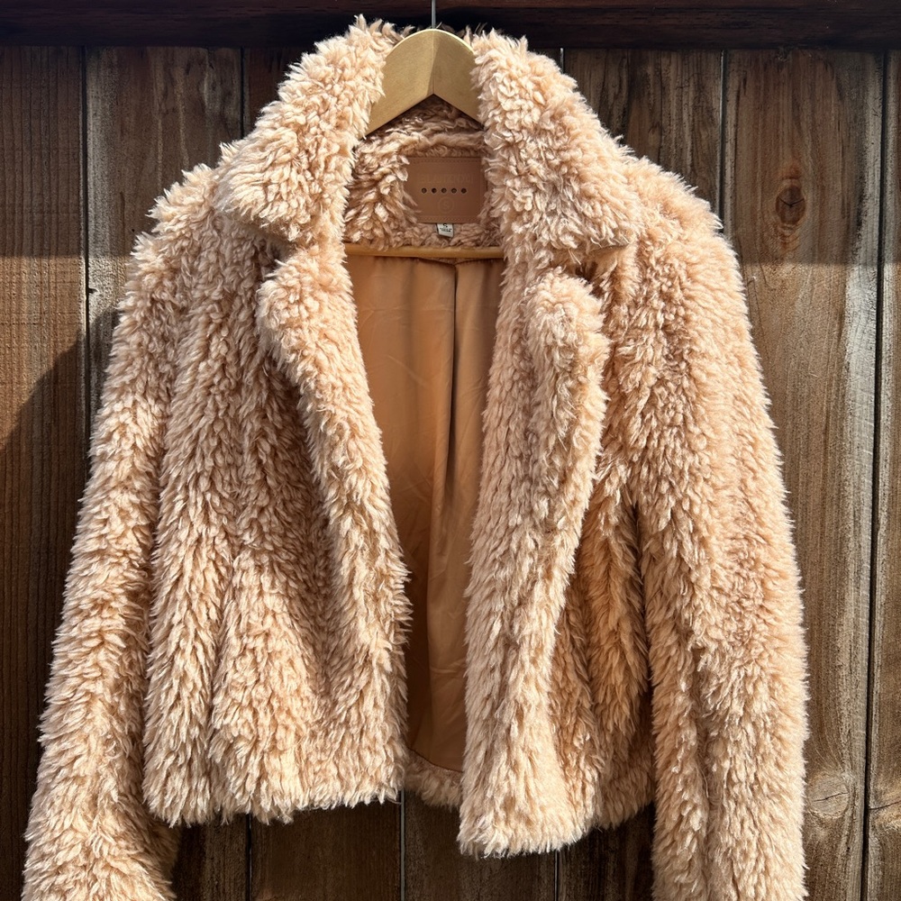 Blank NYC furry jacket